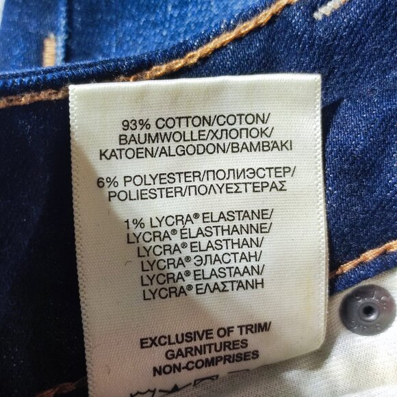 Silver Jeans women's sz W28 (30)/L33 ink blue colour Elyse slim Boot distressed - Picture 7 of 14